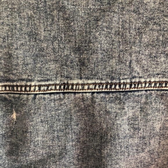 Boyfriend  Denim Jean Trucker Jacket Size M - Picture 13 of 14